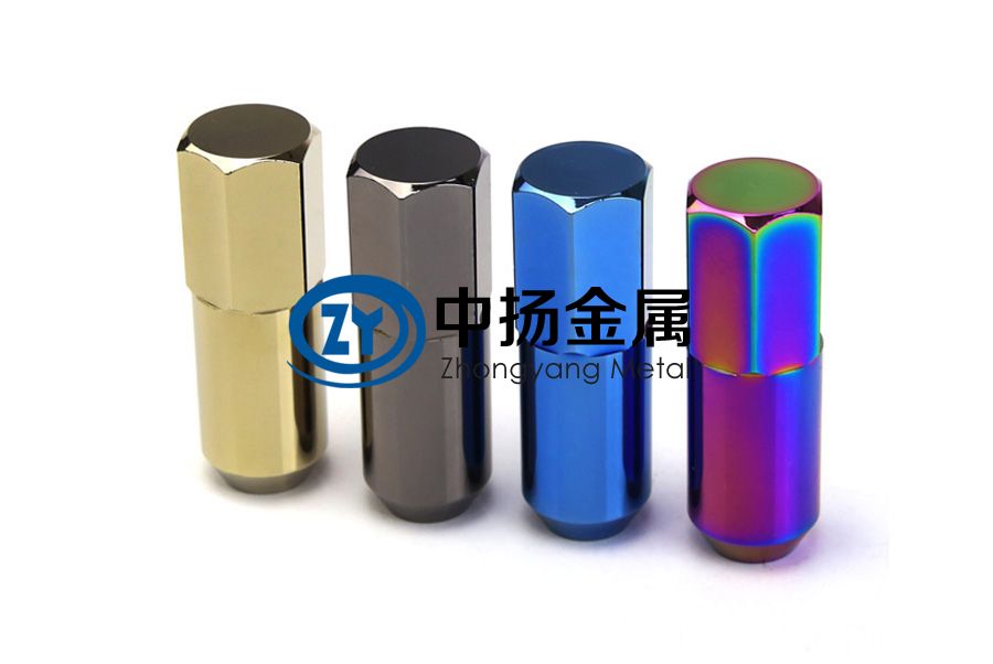 鈦合金鍍色輪轂螺栓