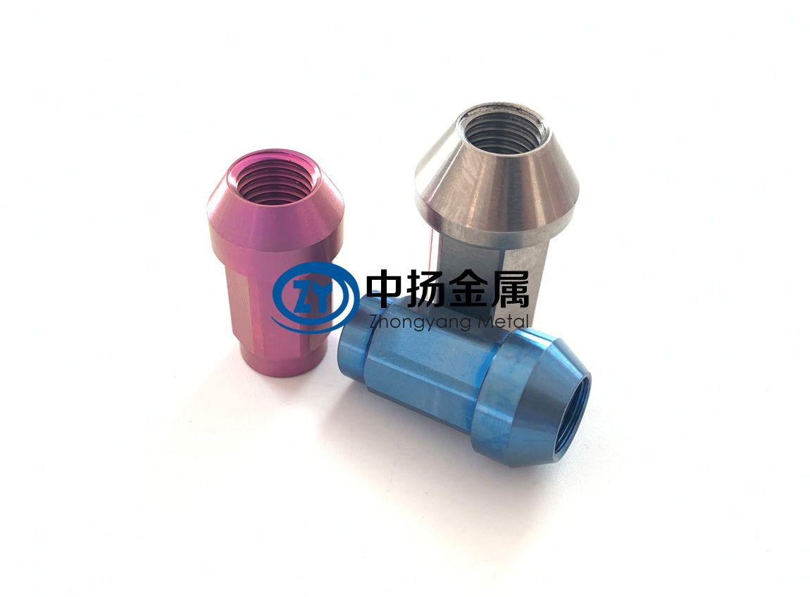 汽車鍍色輪轂鈦螺母