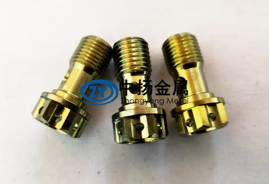 中揚(yáng)金屬定制純鈦合金汽車(chē)螺栓 鈦合金螺絲 摩托車(chē)改裝鈦螺絲