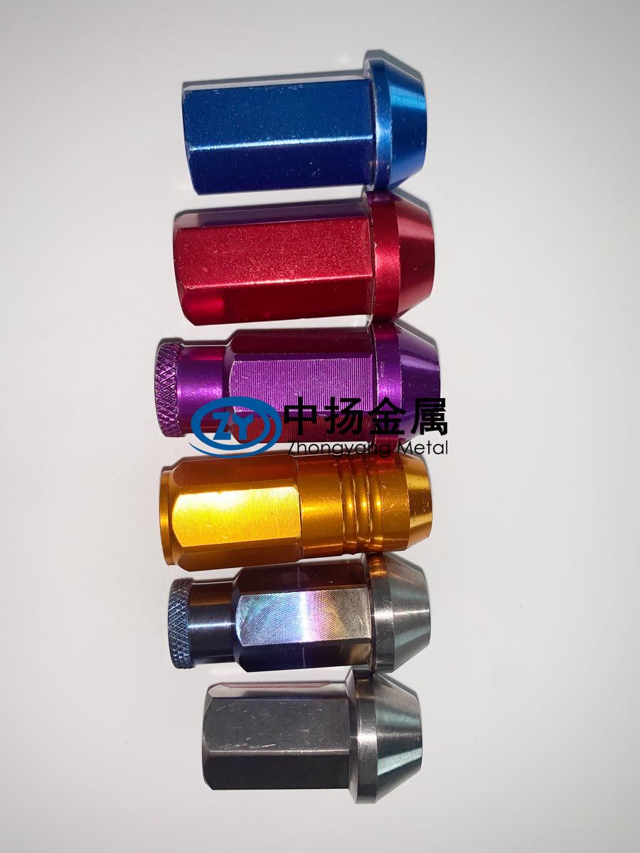 中揚(yáng)金屬定制鈦標(biāo)準(zhǔn)件 鈦合金螺絲 汽車(chē)輪轂鈦螺母 材質(zhì)保證