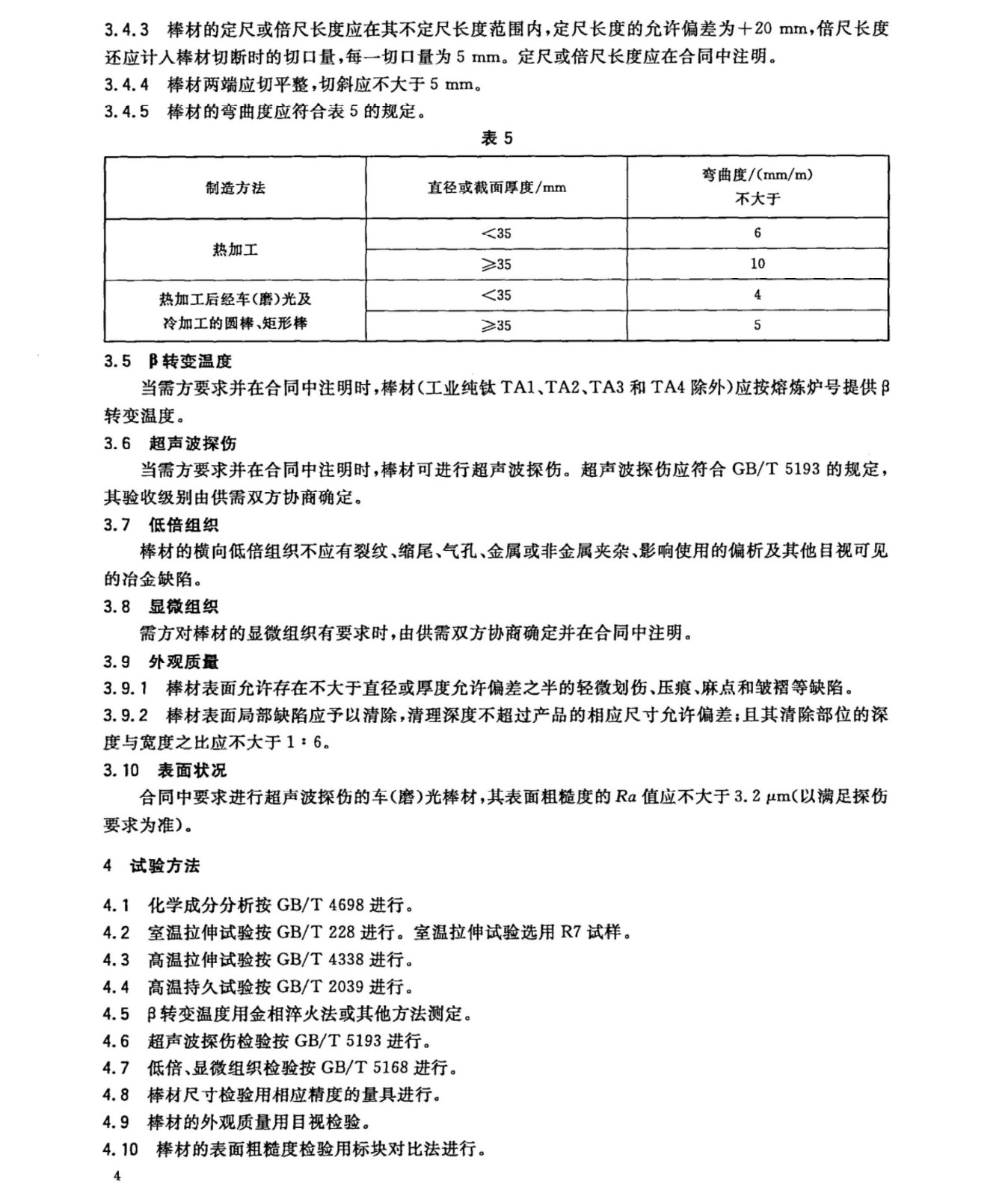 TC4/TC11鈦合金棒國家標(biāo)準(zhǔn)GB/T 2965--2007